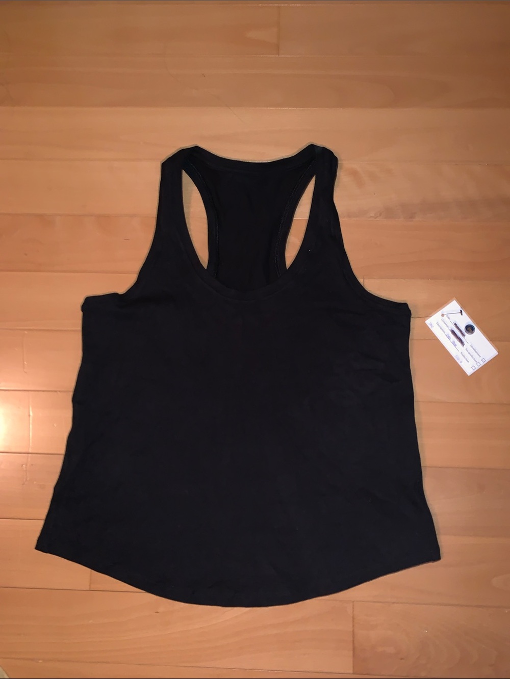 Women's Black Racerback Tank Top